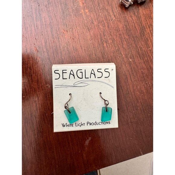 Handcrafted Seaglass Earrings By White Light Productions - Picture 6 of 6